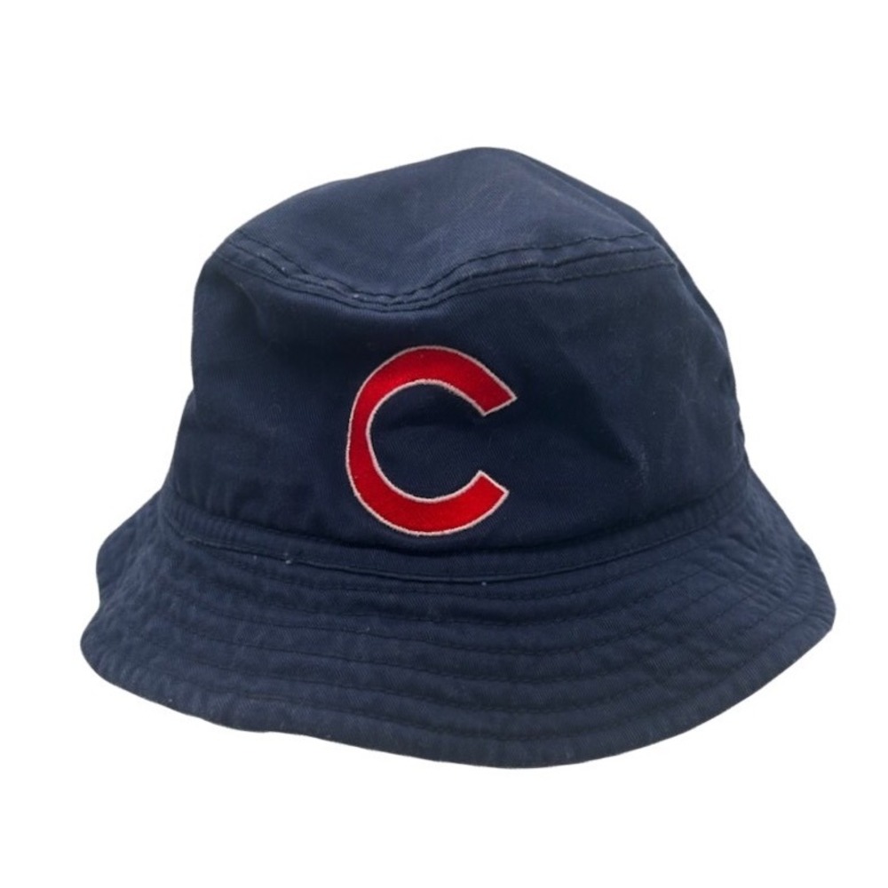 MLB Chicago Cubs Bucket Hat Blue Red Baseball Cap Adult‎ Size L/XL